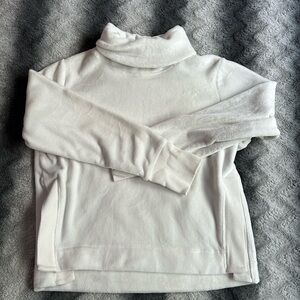 White Athleta Turtle Neck Sweater